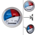 thumbnail image 2 of Bbq Grill Thermometer Edelstahl Analog Smoker Gasgrill Räucherofen Einbau Deckel, 2 of 8