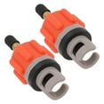 thumbnail image 4 of 2 PCS Air Pump Inflation Adapter Paddle Board Nozzle Adapter Air Valve Connector for Kayak Assault Boat Car Pump Orange, 4 of 12