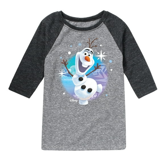 Frozen 2 - This Snowman Can - Toddler And Youth Raglan Graphic T-Shirt