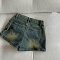 thumbnail image 5 of Women's High Waisted Denim Shorts Sexy Stretchy Jean Cargo Hot Pants Casual Summer Shorts Button Short Jeans Going Out Vacation Bottoms with Pockets, 5 of 8