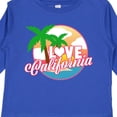 thumbnail image 4 of Inktastic I Love California with Ocean and Palm Trees Boys or Girls Long Sleeve Toddler T-Shirt, 4 of 5