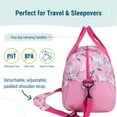 thumbnail image 4 of Wildkin Kids Overnighter Duffel Bag for Boys & Girls, Features Two Carrying Handles and Removable Padded Shoulder Strap, BPA & Phthalate Free (Magical Unicorns Pink), 4 of 8
