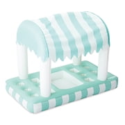 Funsicle Sip & Float, 4ft Inflatable Pool Bar, Floating Cooler & Cup Holders, Age 14 & up
