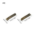thumbnail image 2 of 20 Sets Double Open Zipper Repair Latch Kits, #8 Insert Pins for Jacket Coat, Bronze Tone, 2 of 5