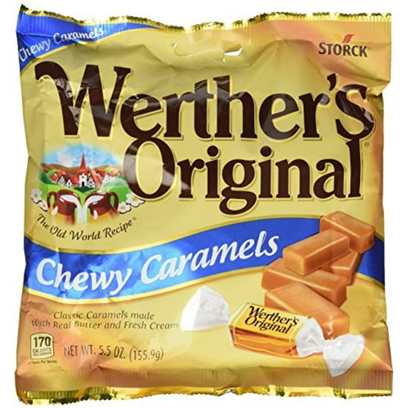 Werthers Original, Chewy Caramels 5 Ounce (2 Pack)