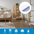 thumbnail image 5 of Uxcell 8pcs 3.9 Inch Round Adhesive Backed Felt for Household Applications, Blue, 5 of 5