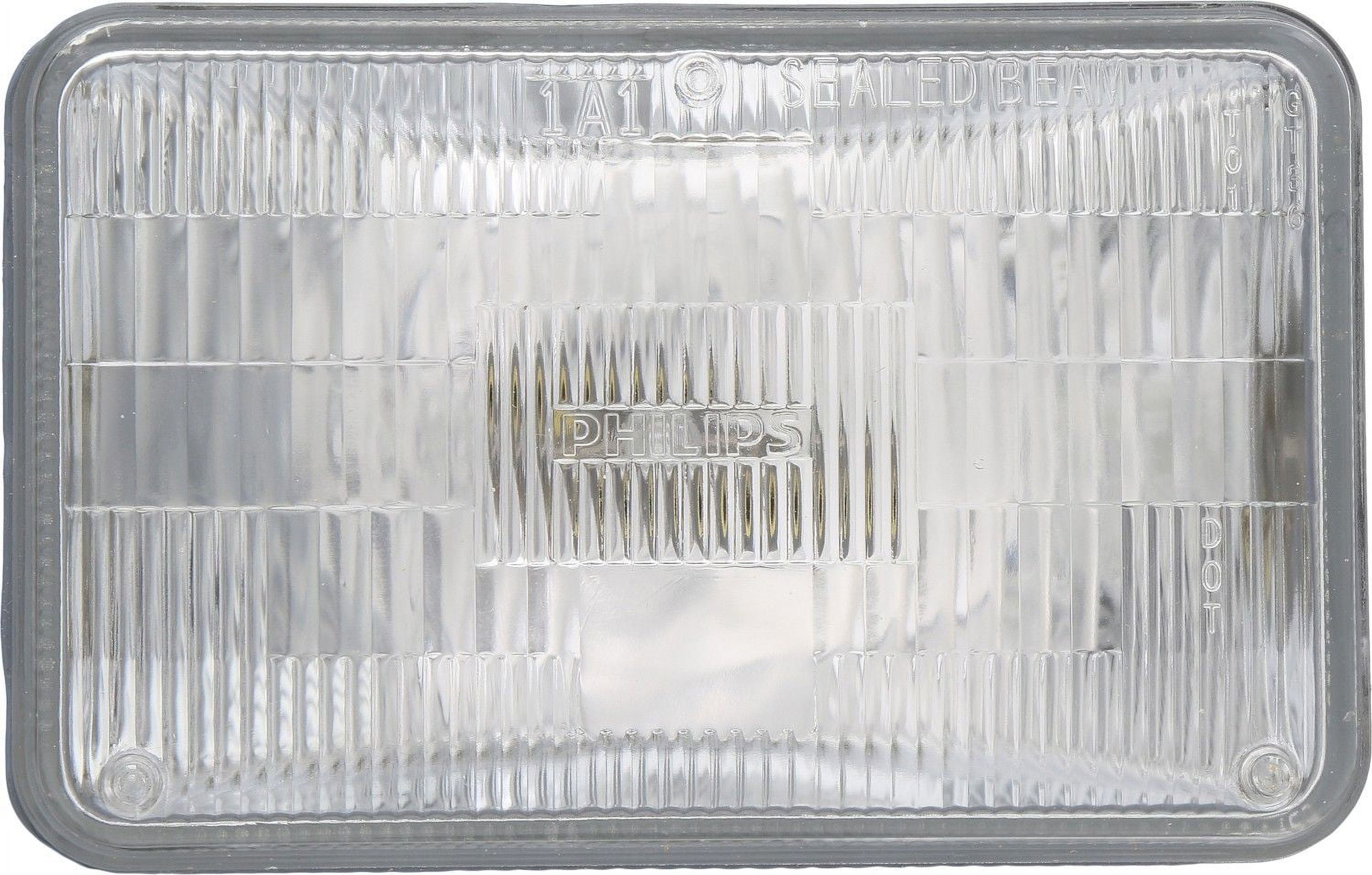 Philips Longerlife SeaLED Beam H4651Ll, 2 Contact Lugs, Clear, Always Change In Pairs!