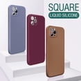 thumbnail image 4 of Funda Cuadrada De Silicona Líquida Para IPhone 11 12 13 Pro Max 7 8 Plus SE 2020, 4 of 4