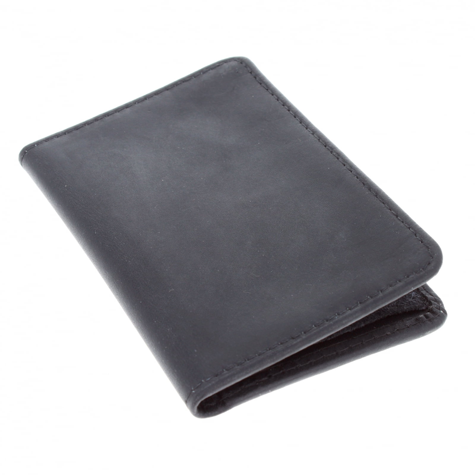 ASR Federal Black Bifold Leather ID Card and Badge Holder Police Gear, Shield
