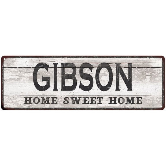 GIBSON Home Sweet Home Country Look 6x18 Metal Sign 106180045398