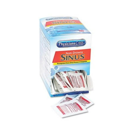 PhysiciansCARE Sinus Decongestant Congestion Medication ACM90087
