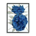 thumbnail image 4 of Stupell Industries Bold Blue Carnation Florals Gold Line Detail Grey Framed, 16 x 20, Design by Ziwei Li, 4 of 5