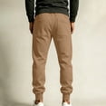 thumbnail image 3 of Guluxicc Men's Athletic Pants Loose Drawstring Elastic Waist Straight Leg Trousers with Pockets for Jogging Everyday Fall Winter, 3 of 8