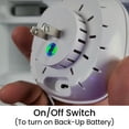thumbnail image 3 of OSI Wireless Alarm Strobe Siren (Gen 2) - Accessory for OSI Smart Alarm System (Gen 2) ,Wi-Fi Wireless Strobe Siren, Plugs into Electrical Outlet, 8 Hour Back-up Lithium Battery, 3 of 7