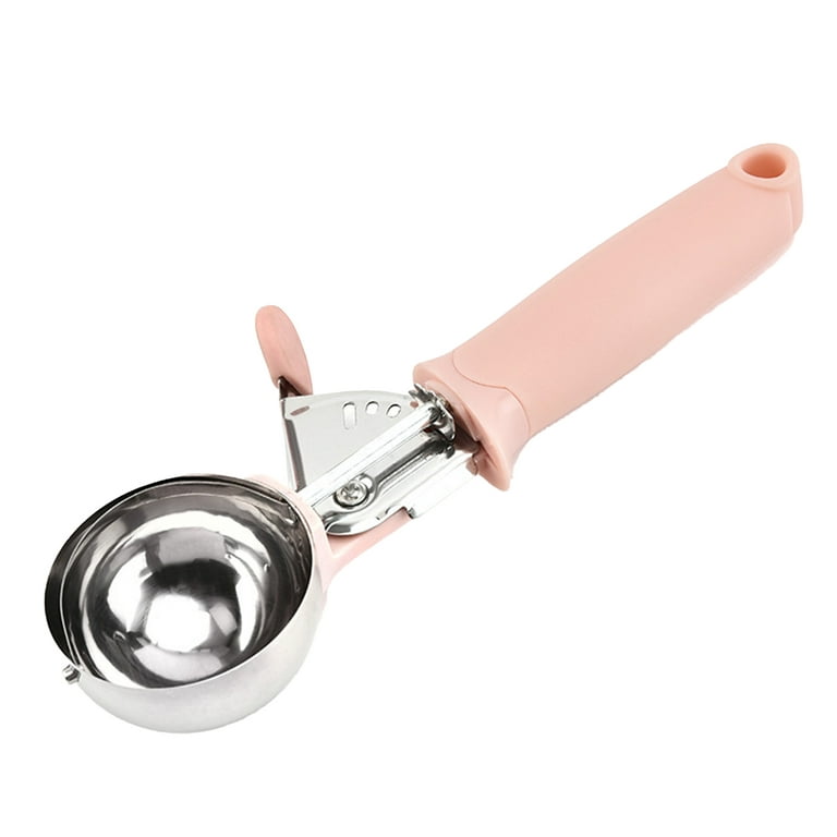 Cheer.US Portion Scoop, Durable Cookie Scoop with Silicone Handle