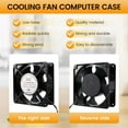 thumbnail image 6 of AC 220V-240V0.14A Brushless Cooler Cooling Fan 120mm X 120mm X38mm y9089, 6 of 6