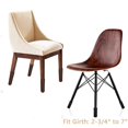 thumbnail image 2 of Calcetines protectores de piernas OEEKOI para muebles, 24 unidades, negros, 12 cm, 2 of 8