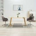 thumbnail image 1 of vidaXL Swivel Dining Chairs 2 pcs Taupe Fabric, 1 of 5