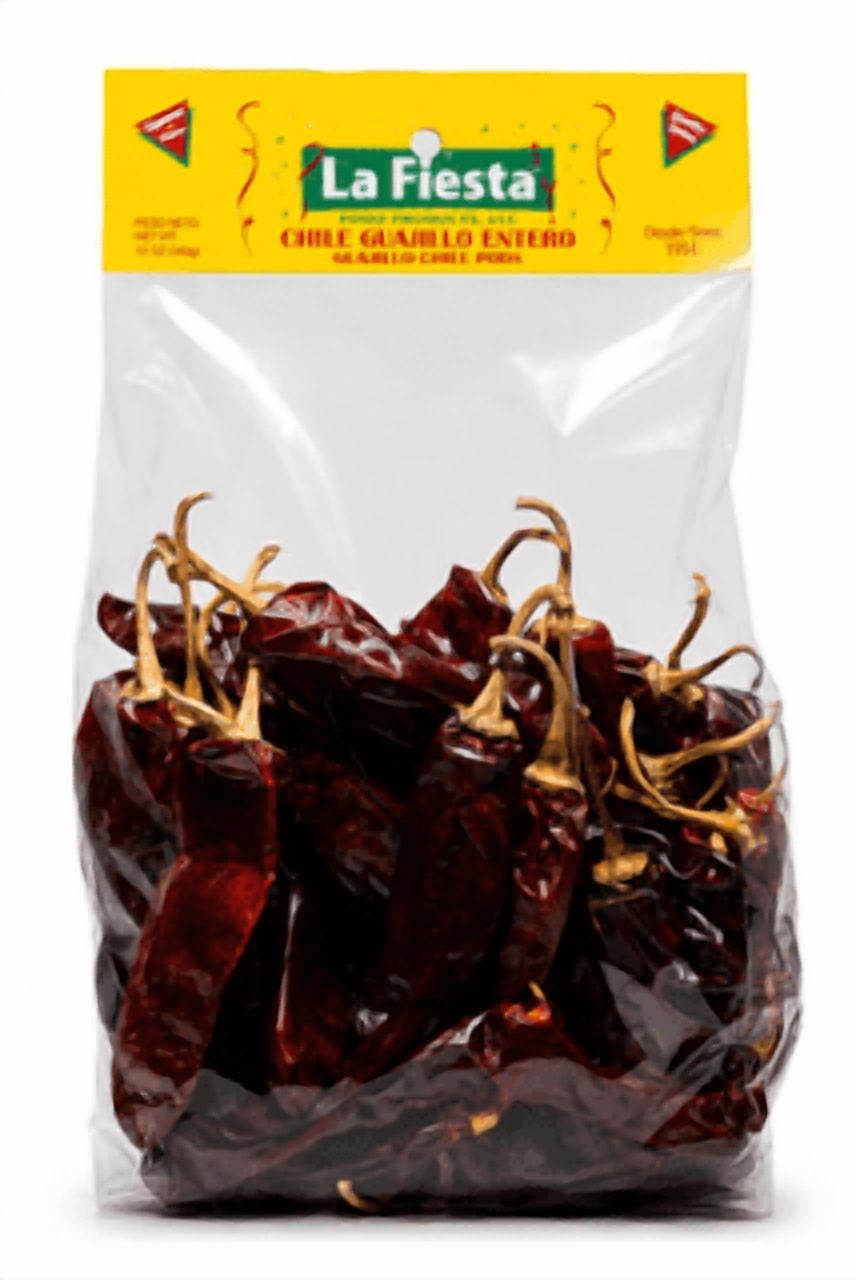 (4 pack) La Fiesta Guajillo Chile Pods, 2.25 oz