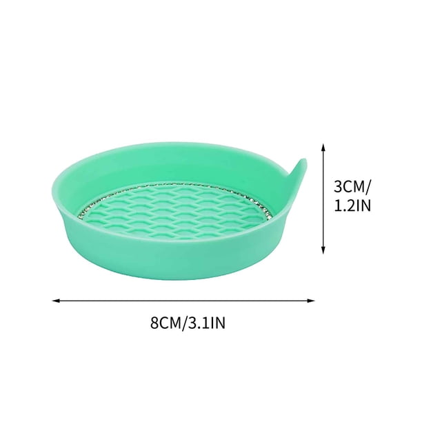 Tapicera Decorativa de la Copa de la Montaña Del Coche de Strass, Almohadilla de la Copa de Agua de Aislamiento en Contraste para el Uso de la Oficina en el Hogar de los Vehículos, Conjunto de Accesor