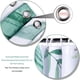 thumbnail image 4 of Lankey Clear Water Cube Style Shower Curtain Liner 71" x 71" PEVA 3D Translucent Shower Liner with Hooks Lankey Cortina de la ducha, 4 of 7
