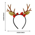 thumbnail image 3 of Diademas de reno Diadema navideña novedosa con orejas de reno Diadema con orejas de reno para accesorios de disfraces de fiesta navideña, 3 of 6