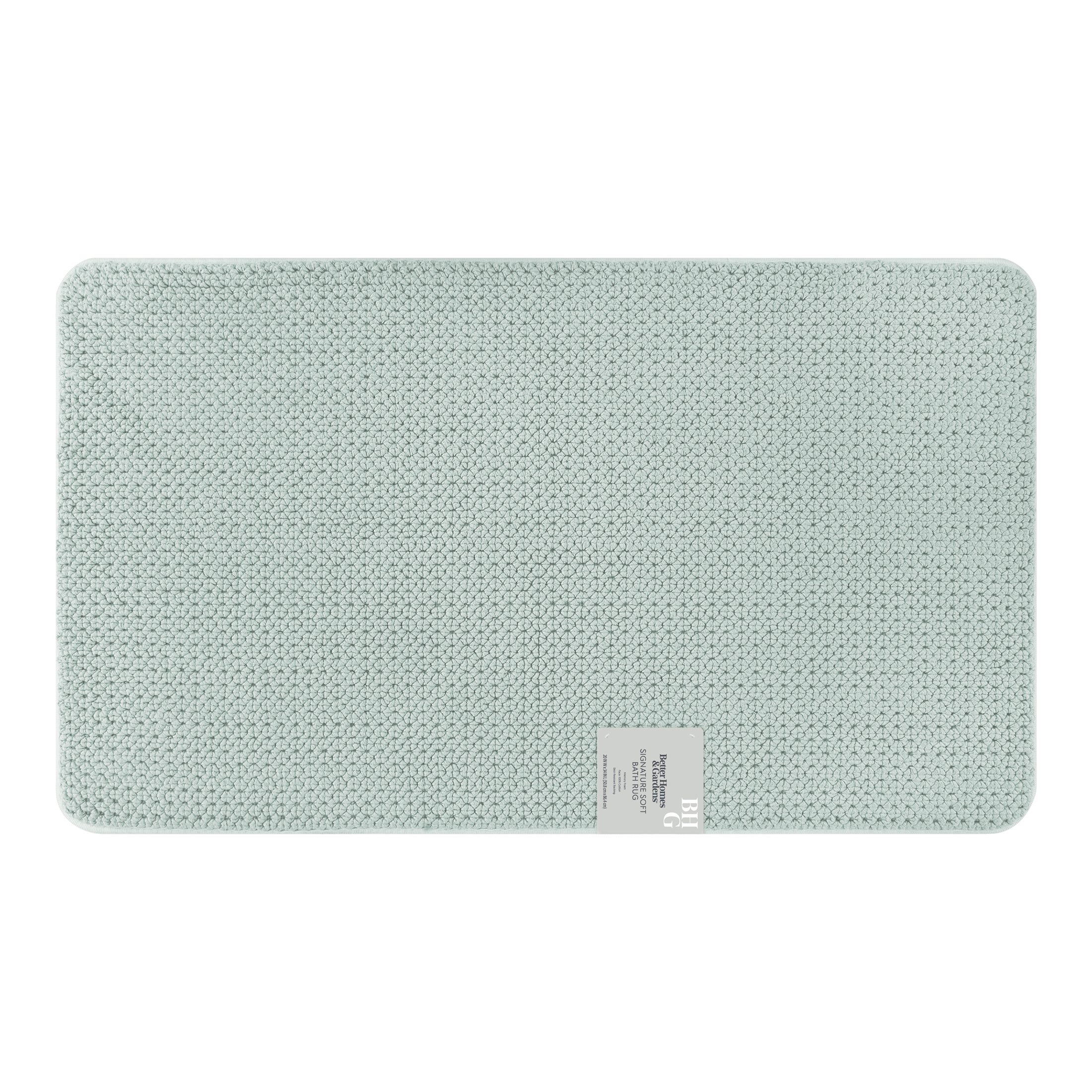 Better Homes & Gardens Memory Foam Bath Rug, Green River, 20" x 34" photo 6