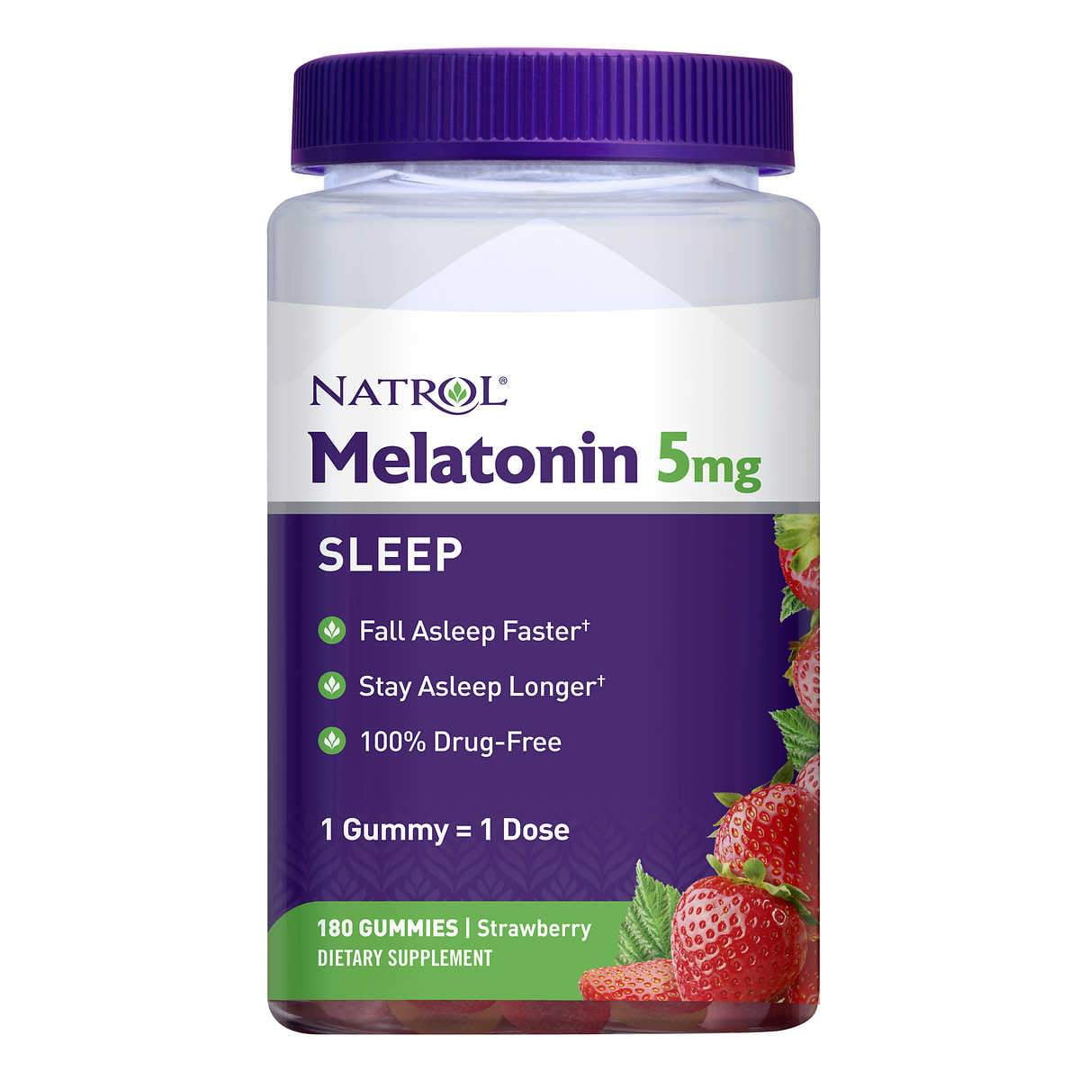 Natrol Melatonin 5 Mg 180 Gummies Walmart