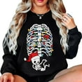 thumbnail image 2 of Christmas Pregnancy Announcement Sweatshirt – Funny Skeleton Maternity Christmas Sweater, Pregnant Mom To Be Holiday Top, New Mom Gift, 2 of 7