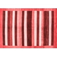 thumbnail image 1 of Ahgly Company Machine Washable Indoor Rectangle Abstract Red Modern Area Rugs, 4' x 6', 1 of 4