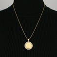 thumbnail image 5 of Viking Wolf Circle Runes R Stainless Steel Necklace, 5 of 5