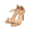 thumbnail image 5 of New Women Liliana Golden-52 Leatherette Open Toe Single Band Stiletto Sandal, 5 of 6