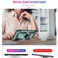 thumbnail image 3 of Designed for Samsung Galaxy A26 5G Case, Military Grade Protective Phone Case Cover with Enhanced Metal Ring Kickstand [Support Magnet Car Mount] Compatible with Samsung Galaxy A26 5G, Darkgreen, 3 of 7