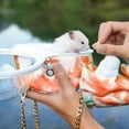 thumbnail image 6 of Hamster Carrier Bag Pet Sling Carrier Lightweight Rat Dwarf Hamsters Travel Case Portable Pouch for Small Pets, 6 of 7