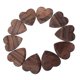 thumbnail image 3 of Wood Guitar Pick Heart Shape Guitar Plectrum Comfortable Grip 10Pcs, 3 of 4
