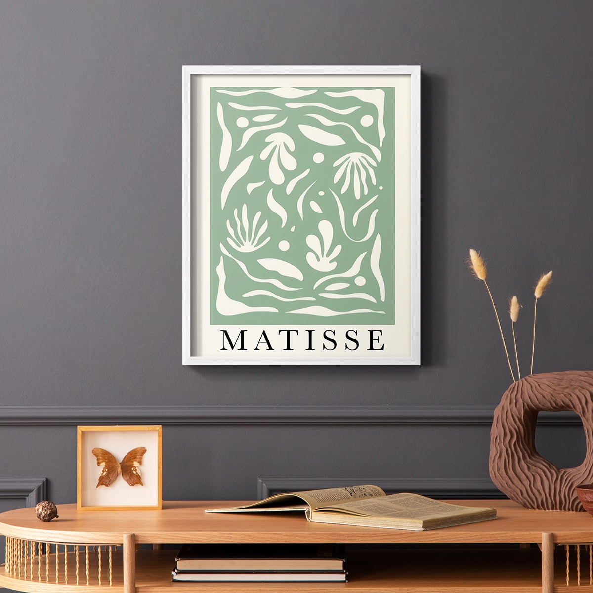Matisse CLXXXIV Framed Print in White Solid Wood 8 x 10 Framed Print