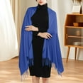 thumbnail image 2 of Womens Imitation Shawl Long Scarf Elegant Evening Gown Wrap Accessory, 2 of 7