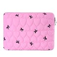 thumbnail image 1 of Estuche Protector para Computadora Kawaii Pad Lindo Bolso Portátil Con Lazo Funda Hinchada Hasta 15 Pulgadas MacBook IPad () Rosa, 1 of 9