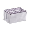 thumbnail image 2 of Soporte para caja de pañuelos faciales, soporte para caja de pañuelos de escritorio moderno, caja de pañuelos para mesita de noche, tocador de baño y Violeta, 2 of 8