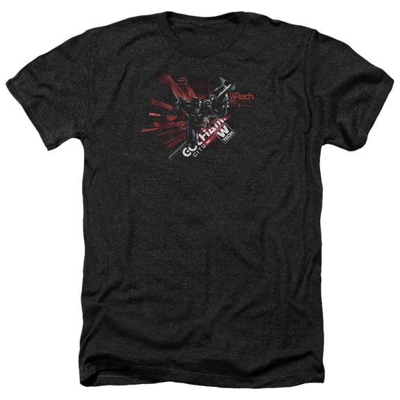 Batman Arkham Knight - Ak Tech - Heather Short Sleeve Shirt - Small