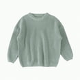 thumbnail image 4 of Godom Toddler Baby Girl Boy Oversized Sweater Long Sleeve Crewneck Sweatshirt Warm Fall Winter Knit Pullover Tops, 4 of 7