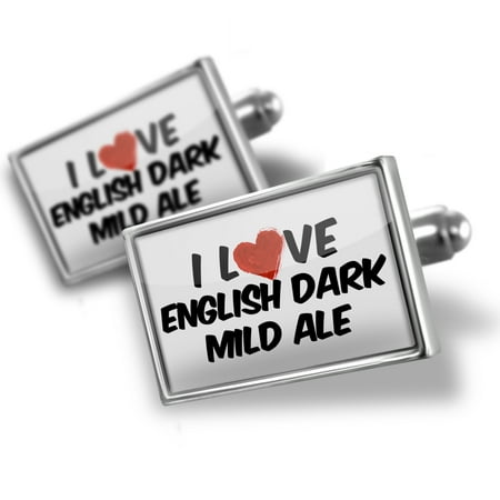 Cufflinks I Love English Dark Mild Ale Beer - NEONBLOND