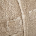 thumbnail image 3 of GDF Studio Maysville Modern Glam 5 Foot Faux Fur Winter Bean Bag, Snow White and Beige, 3 of 8