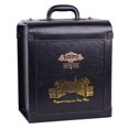 thumbnail image 1 of Wine Bottle Box Creative Faux Leather 6 Bottles Wine Carrier Case Wine Gift Box, 1 of 7