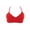 Red, variant on Lupo Women's Essential Racerback Bra