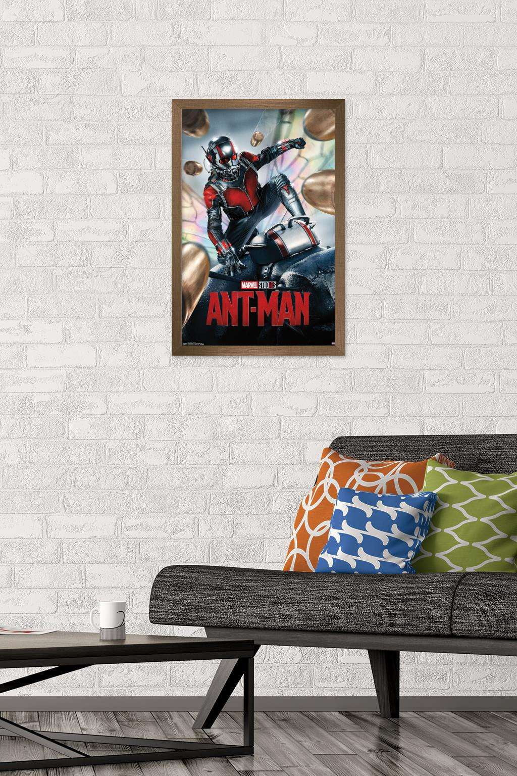 Marvel Cinematic Universe - Ant-Man - One Sheet Wall Poster, 14.725" x 22.375", Framed