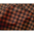 thumbnail image 4 of oneOone Silk Tabby Rust Brown Fabric Check Craft Projects Decor Fabric Printed By The Yard 42 Inch Wide, 4 of 4