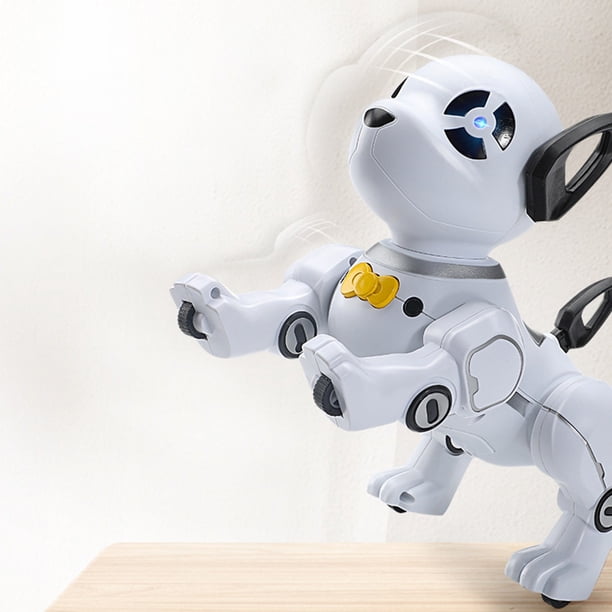 Perro Robot Teledirigido Programable Con Sensor De Gestos – Cachorro Inteligente Con Música Y Baile, Juguete Interactivo Para Niños Con Batería Recargable
