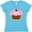 Aqua, variant on Inktastic Cupcake Women's V-Neck T-Shirt