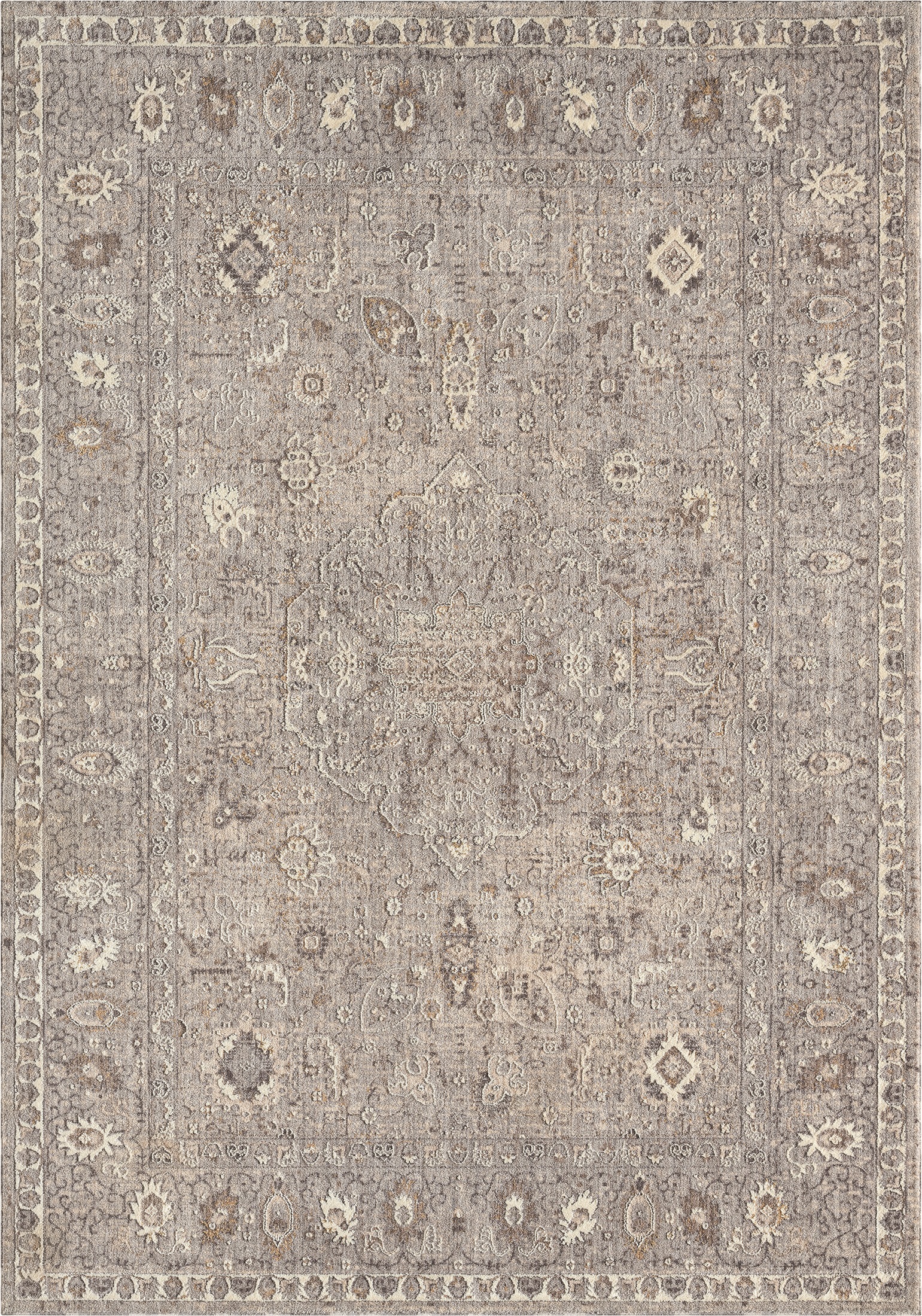 United Weavers Utopia Roseau Contemporary Abstract Accent Rug, Grey, 1'10" x 3'